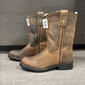 Youth Smoky Mountain Roper Western/Cowboy Boots (Brown) - Size 1